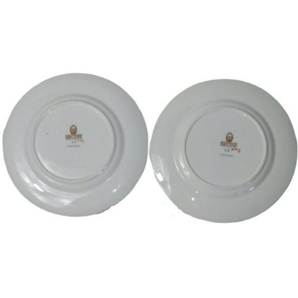 Vintage Set of 2 Wedgwood PIMPERNEL PINK Bone China Salad Plates W3652 - Picture 2 of 5